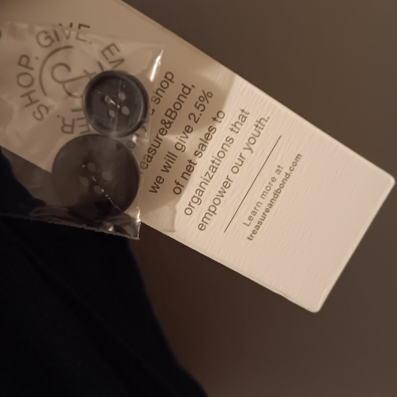 Treasure & Bond Black Linen Blend Jacket - Picture 5 of 6